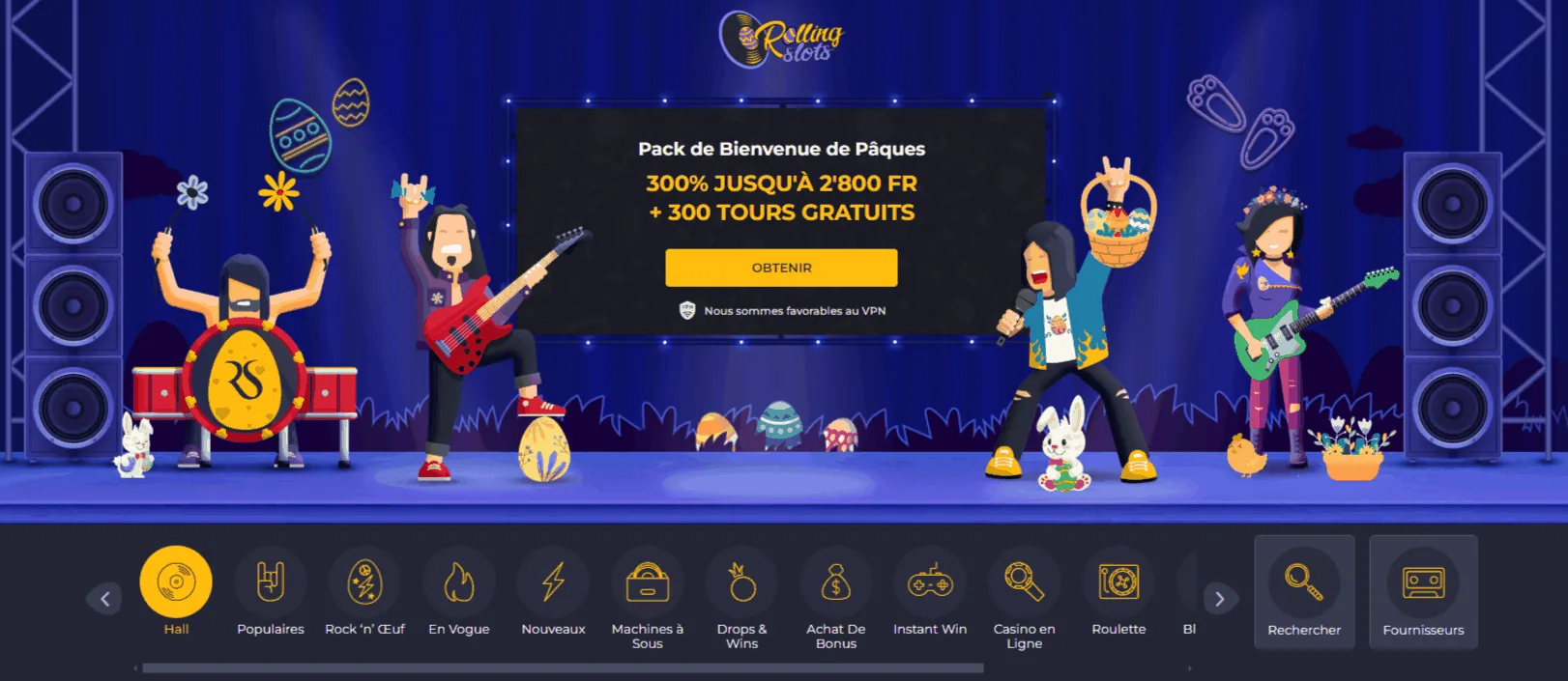 Rolling Slots casino Accueil Rolling Slots casino page accueil